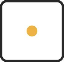 Dice One Vector Icon Design