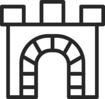 Archway Vector Icon Design