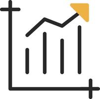 Chart Bar Vector Icon Design