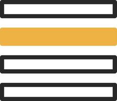 Align Justify Vector Icon Design