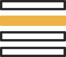 Align Justify Vector Icon Design