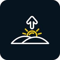 Sunrise Vector Icon Design