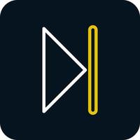 Skip Vector Icon Design