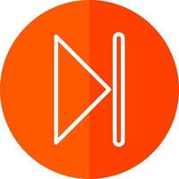 Skip Vector Icon Design