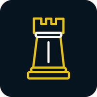 Chess Rook Vector Icon Design