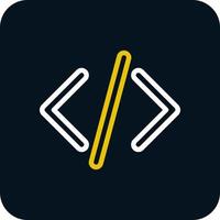 Code Vector Icon Design