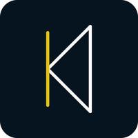 Skip Vector Icon Design