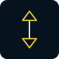 Arrows Alt V Vector Icon Design