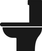 Toilet bowl vector illustration. Bathroom, commode, commode toilet, restroom, washroom wc icon Vector