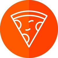 Pizza Slice Vector Icon Design