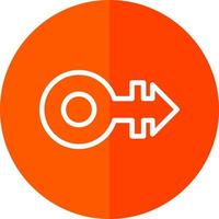 Mars Stroke H Vector Icon Design