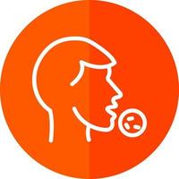 Head Side Virus Vector Icon Design