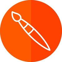 Paint Brush Vector Icon Design