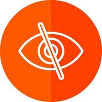 Eye Slash Vector Icon Design
