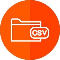 File Csv Vector Icon Design