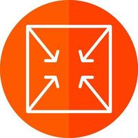 Compress Arrows Alt Vector Icon Design