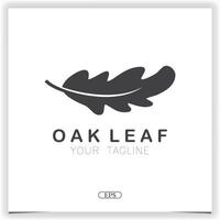 oak leaf  logo premium elegant template vector eps 10