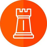 Chess Rook Vector Icon Design