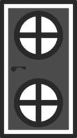 Door, icon in trendy flat style isolated on white background. Door symbol for your web site design, logo, app, UI. Vector illustration, EPS10. - Vector on white background