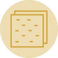 Bread Slice Vector Icon Design