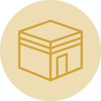 Kaaba Vector Icon Design