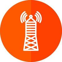 Broadcast Tower Vector Icon Design