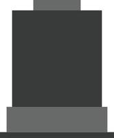 Building vector icon. Building illustration black an white vector icon isolated on white background - Vector. Building icon.