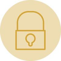 Lock Open Vector Icon Design