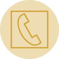 Phone Square Vector Icon Design