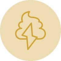 Poo Storm Vector Icon Design