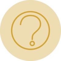 Question Circle Vector Icon Design