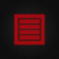 Box vector Light red color retro style vector icon on white background