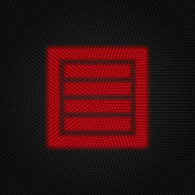 Box vector Light red color retro style vector icon on white background