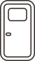 barco, puerta, icono en de moda contorno estilo aislado en blanco antecedentes. puerta símbolo para tu web sitio diseño, logo, aplicación, ui vector ilustración, eps10. - vector en blanco antecedentes