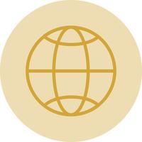 Globe Vector Icon Design