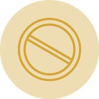 Slash Vector Icon Design