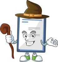 Medical note Cartoon character vector