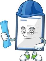 Medical note Cartoon character vector