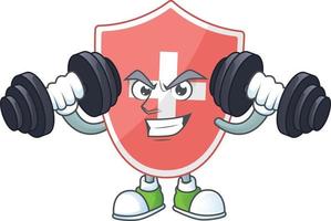 Medical shield Cartoon character vector