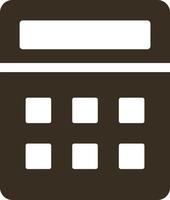 Calculator icon - Vector. Simple element illustration from UI concept. Calculator icon - Vector. Infographic concept vector illustration. on white background