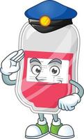 Bag of blood Cartoon character vector