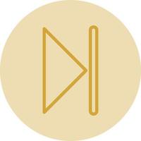 Skip Vector Icon Design