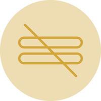 Not Equal Vector Icon Design