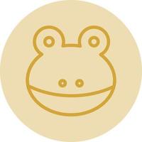 Frog Vector Icon Design