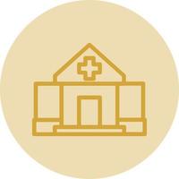 Hospital Alt Vector Icon Design