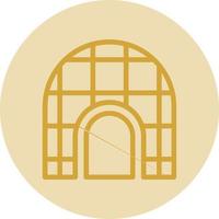 Igloo Vector Icon Design