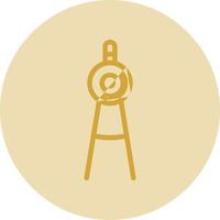 Drafting Compass Vector Icon Design