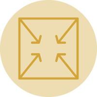 Compress Arrows Alt Vector Icon Design