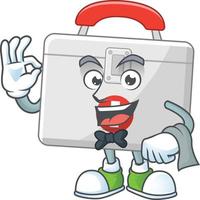 First aid kit Cartoon character vector