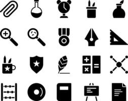 School and Education Icons set. document. Vector Illustration Set Of Simple Training Icons. Elements Presentation, Demonstration, University on white background